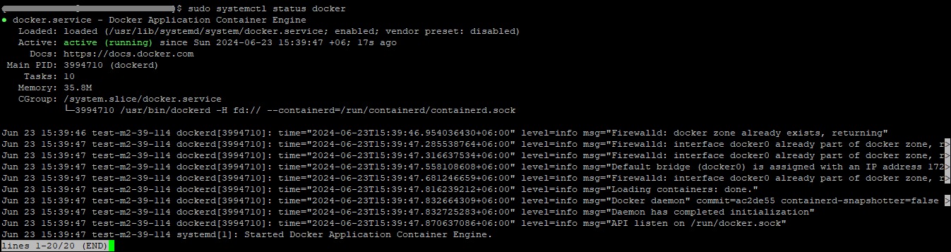 Docker Status