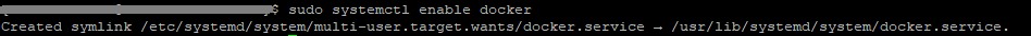 Enable Docker