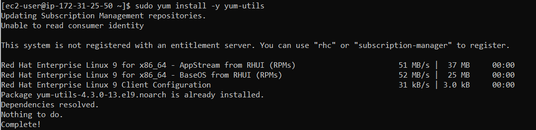 Install yum-utils
